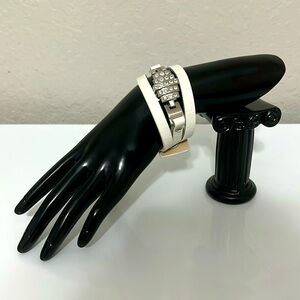White Cuff Bracelet